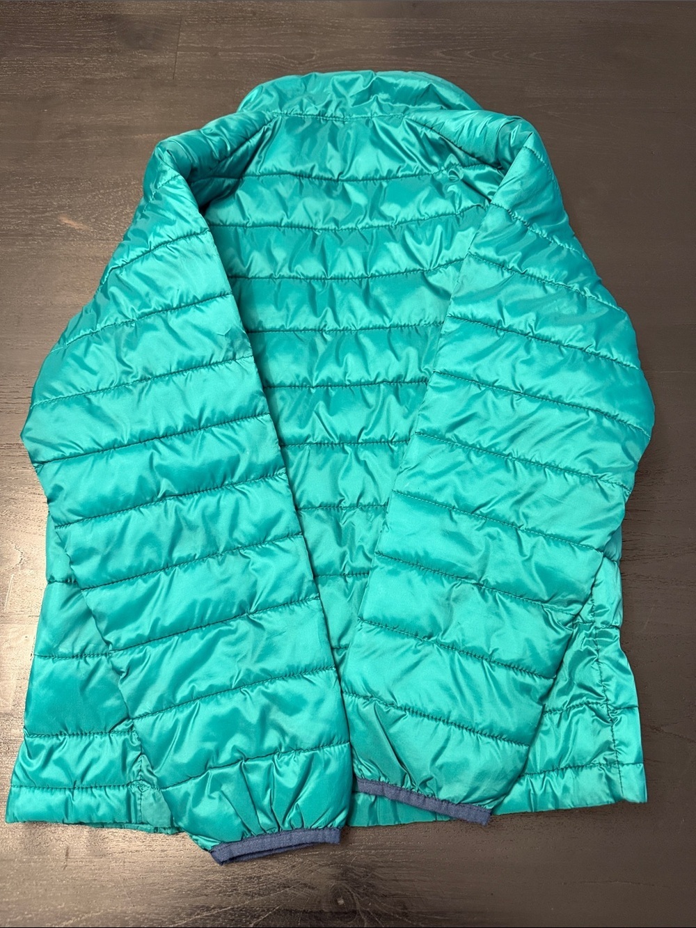 Amazon essentials Kids Teal Lightweight Puffer Jacket -boys medium - Picture 4 of 6